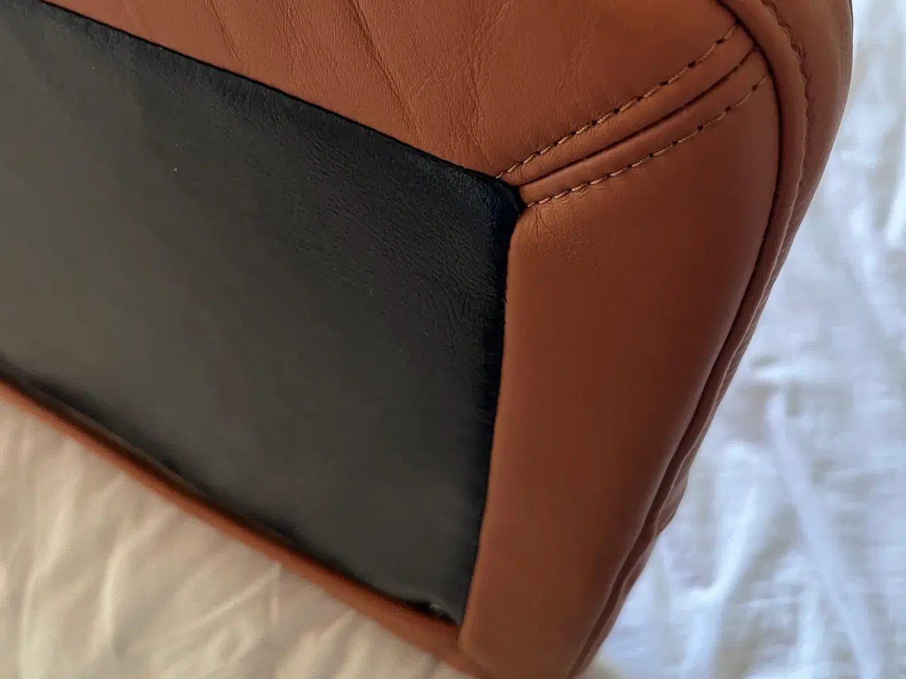 Billede 3 - Special syet semi-anilin læder hynde