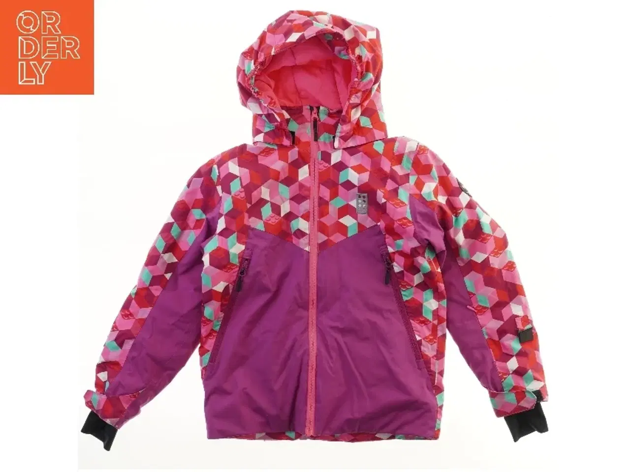 Billede 1 - Vinterjakke med farverigt mønster fra Lego (str. 140)