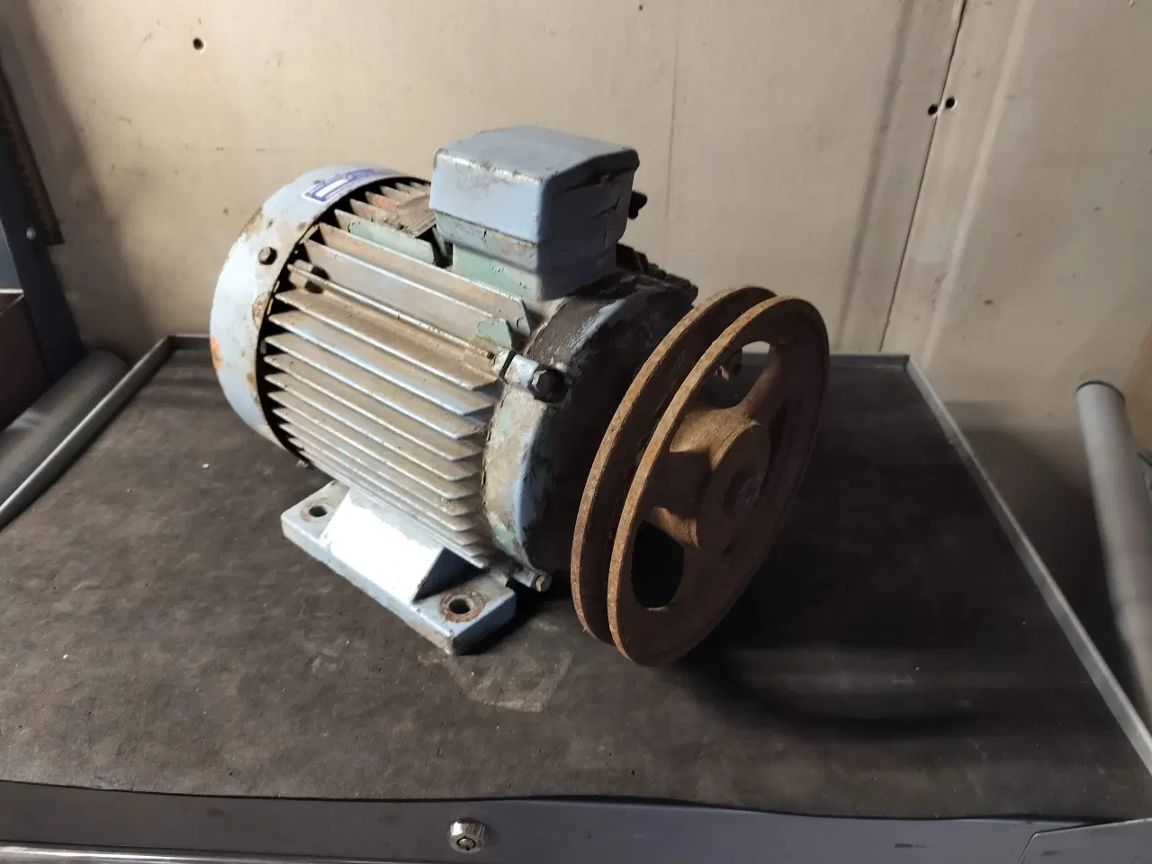 Billede 3 - Stor Strömberg elmotor. 3 faset, 380 (400) volt
