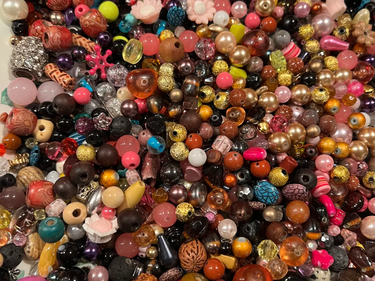 Billede 12 - Løse perler til at lave smykker af