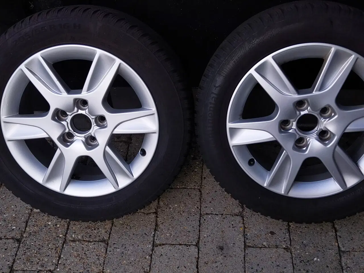 Billede 2 - Vinterdæk på fælge original AudiA3 205/55 R16 91H