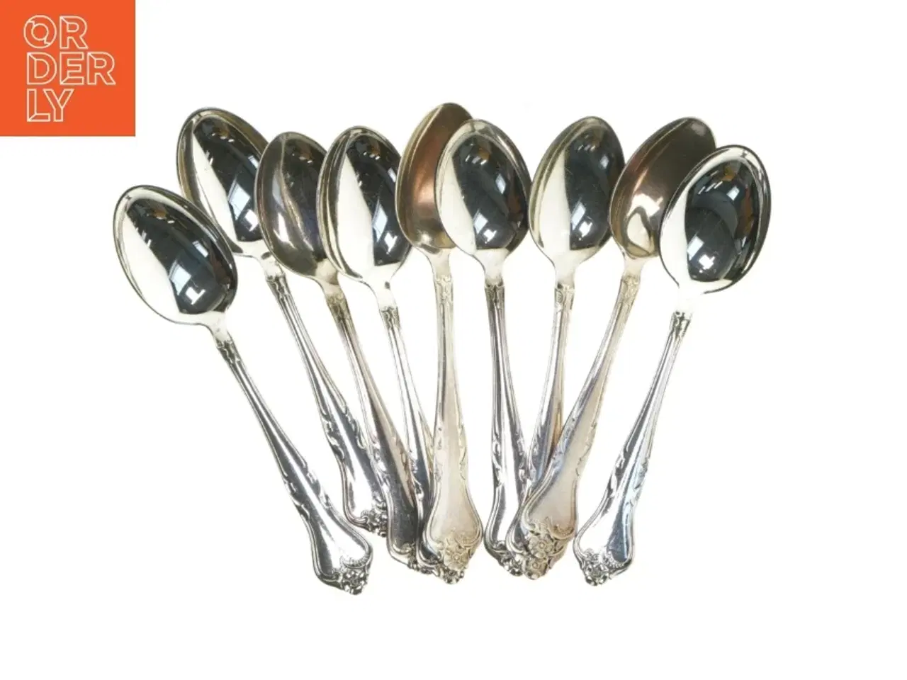 Billede 1 - Sølvspiseskeer fra Atla (str. 9 styk. 18 cm)