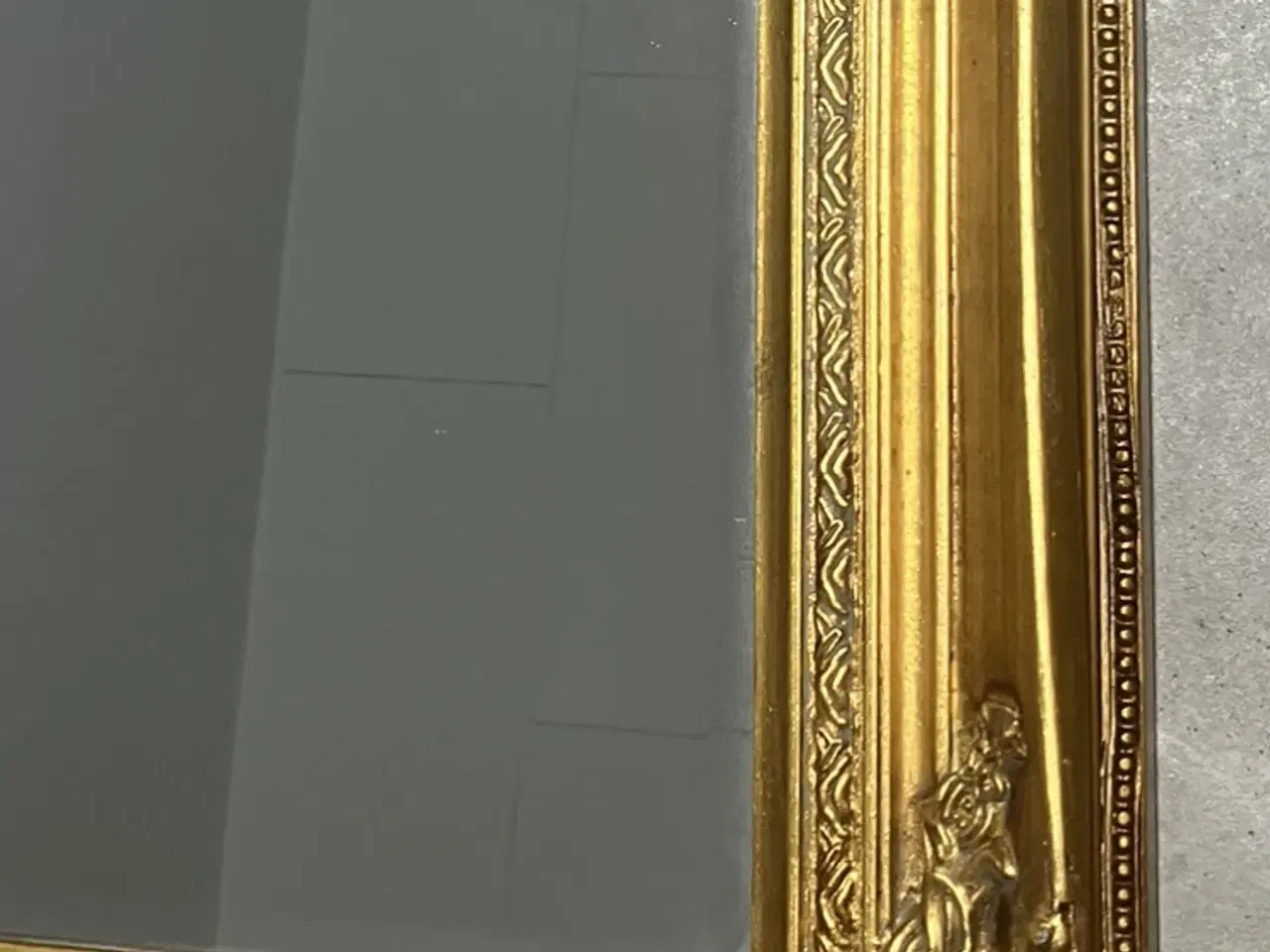Billede 5 - Stort facetslebet spejl i flot ramme 