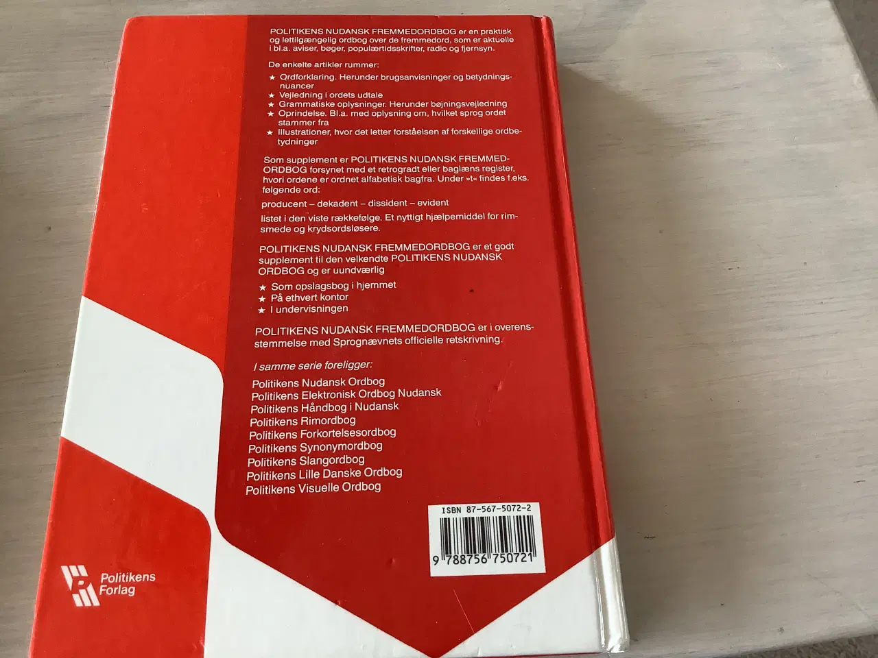Billede 3 - Politikens dansk ordbog og nudansk fremmed ordbog