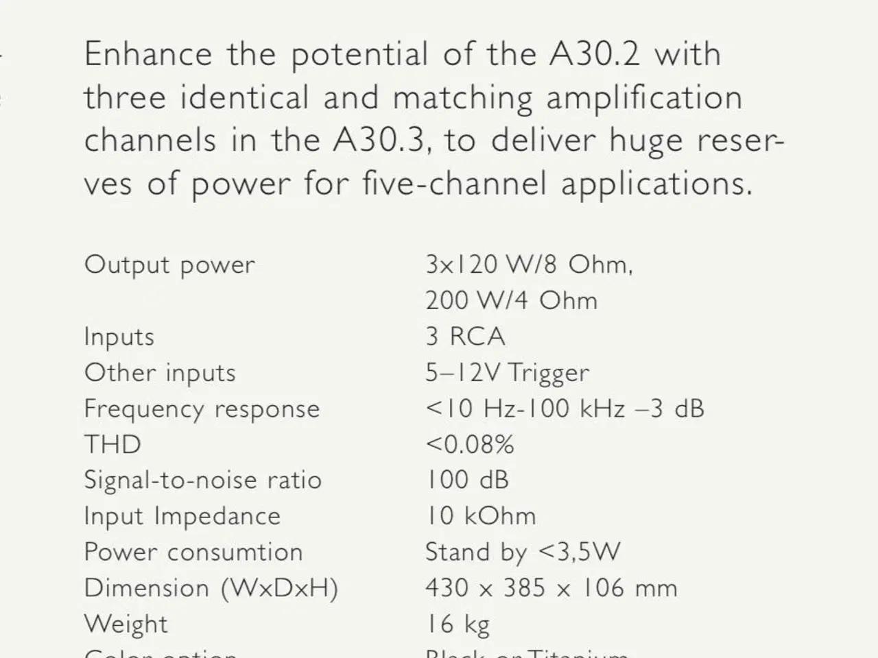 Billede 9 - Primare A30.3 MKII Effektforstærker 16 KG Kvalitet