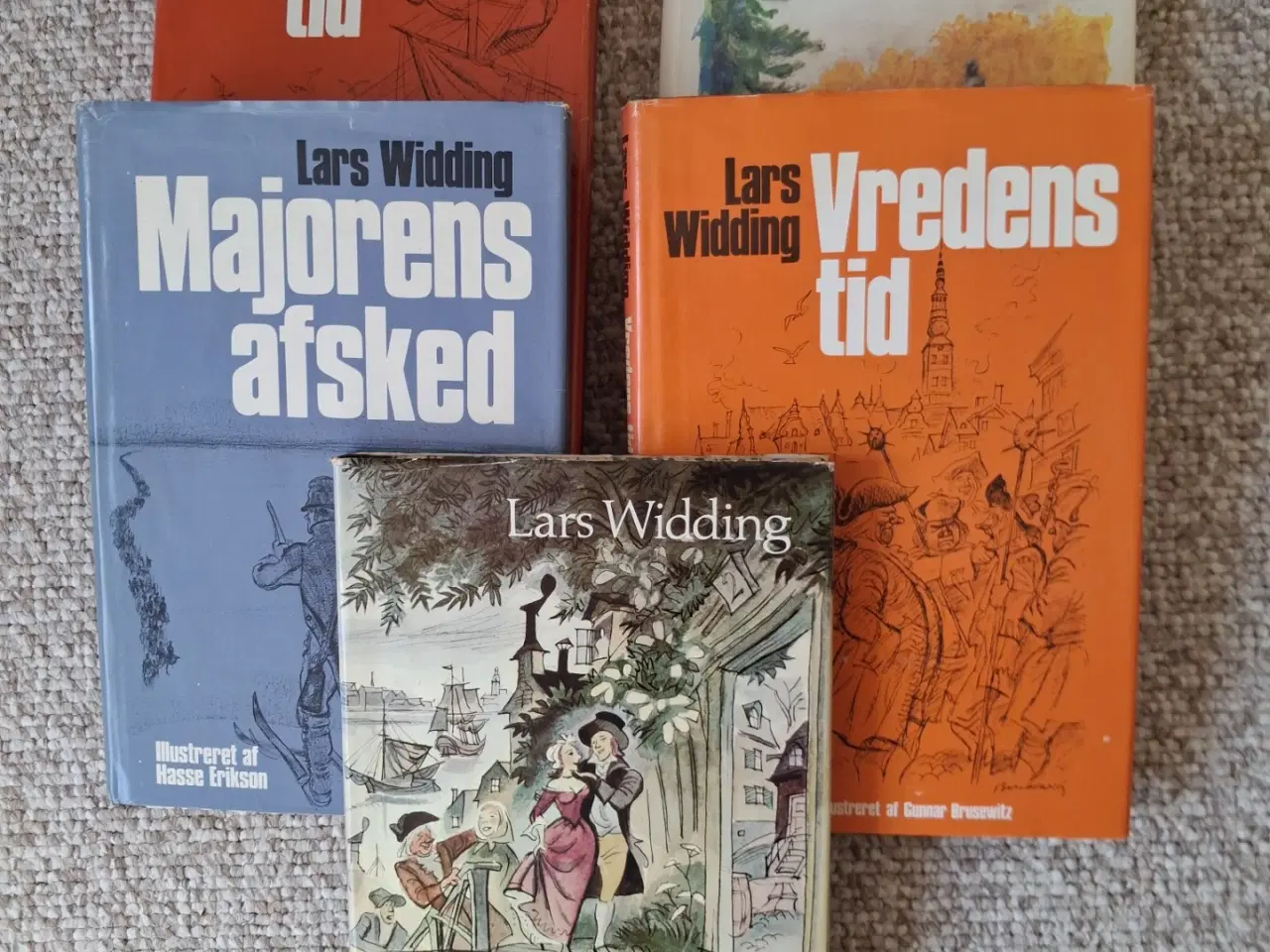 Billede 1 - 4 stk. Lars Widding Romaner