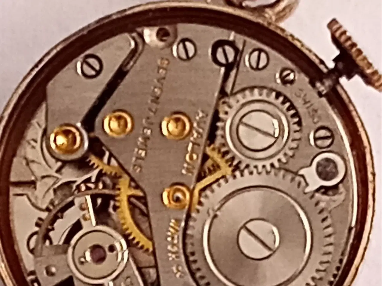 Billede 12 - Retro schweizisk ur AVALON forgyldt ur fra 1930 