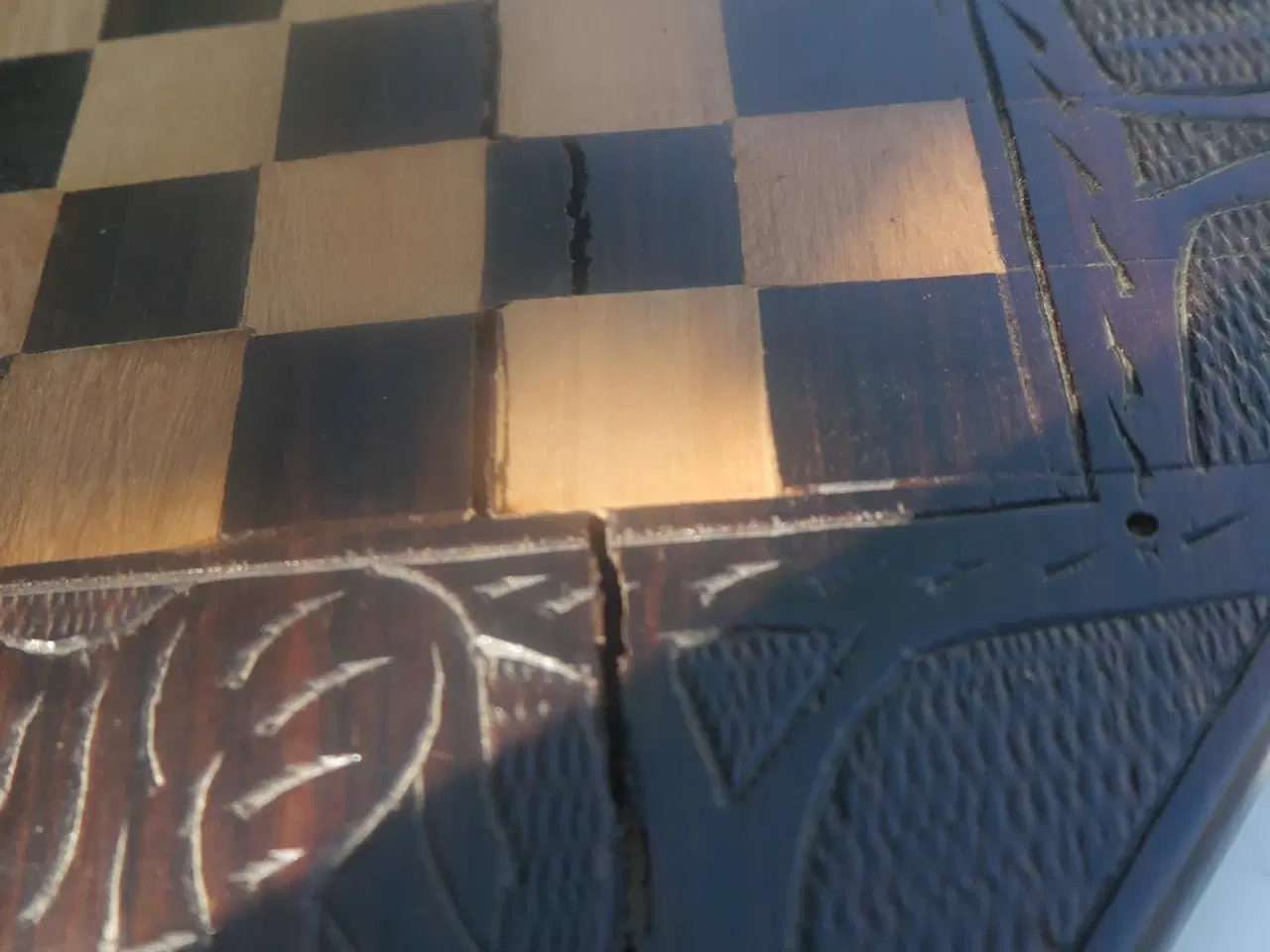 Billede 5 - Afrika skakspil Unikt skakbræt - C