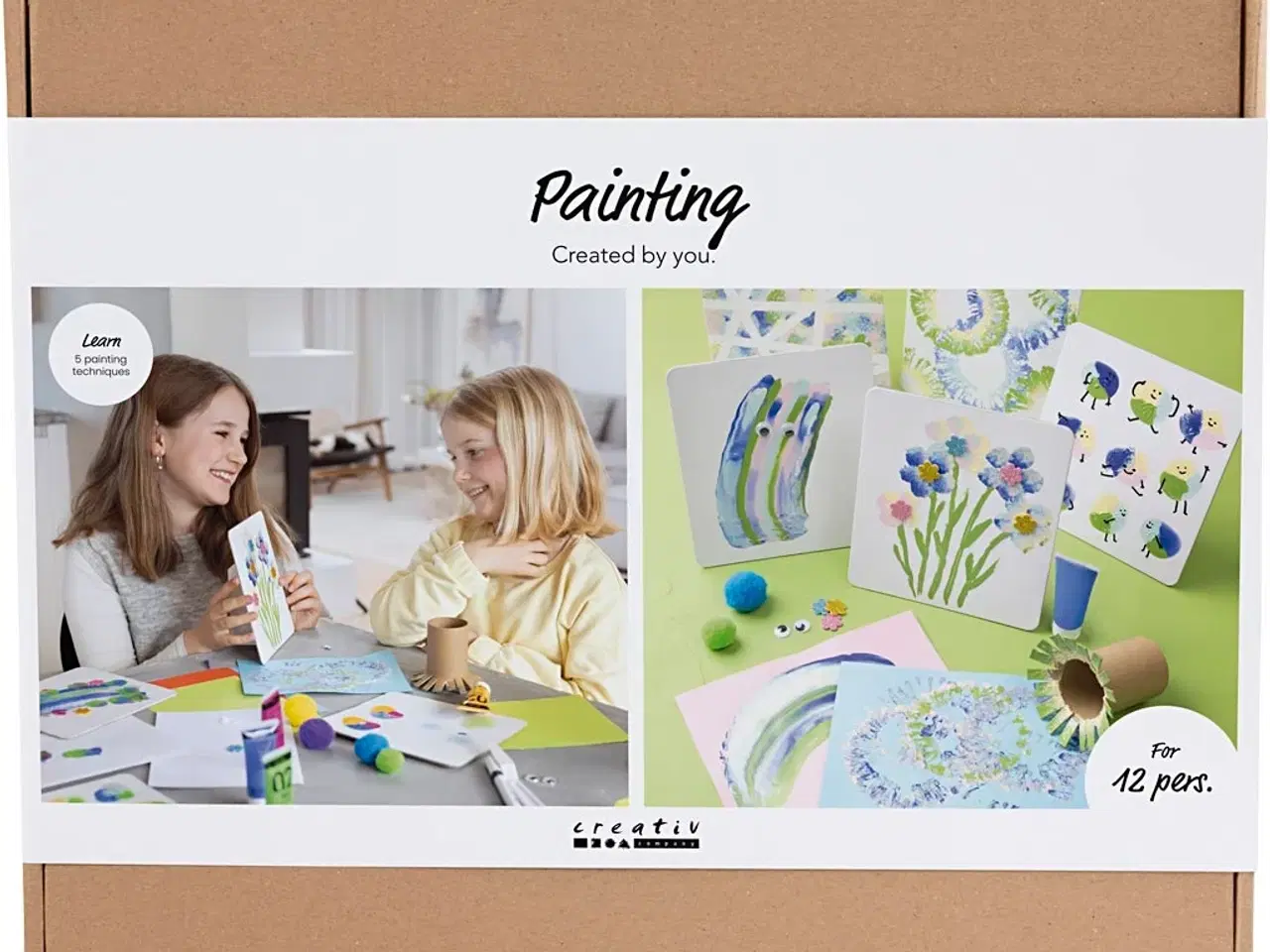 Billede 1 - Mega DIY Malekit til Børn - Ass. Farver, 1 pk.