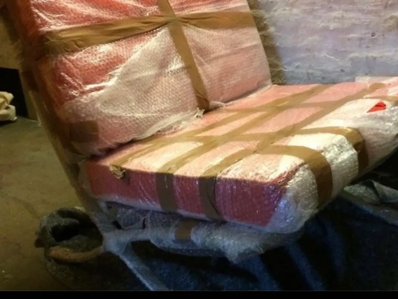 Billede 7 - Chaiselong stol med skammel læder