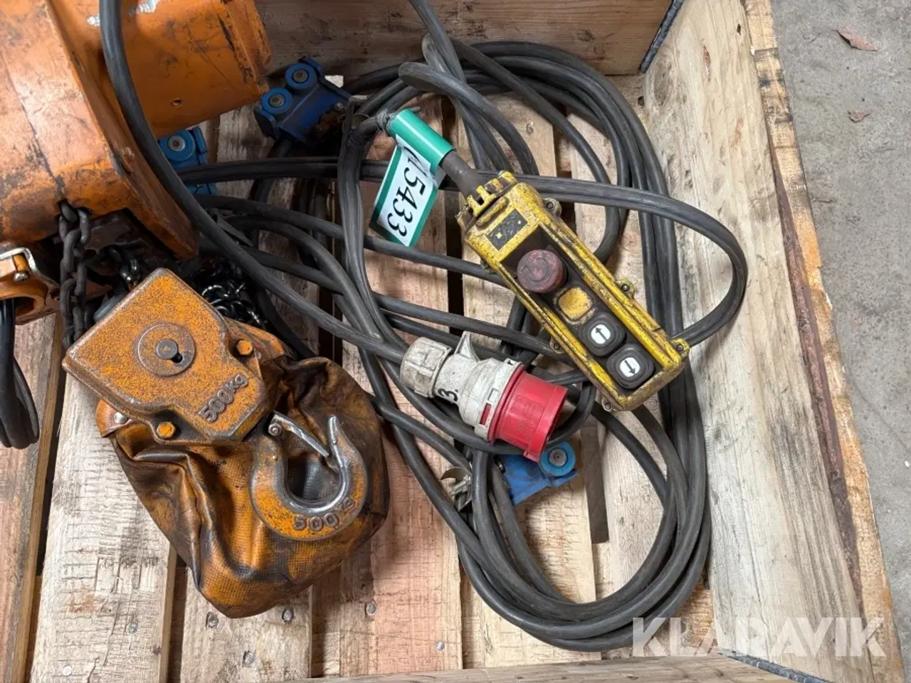 Billede 7 - Elektrisk talje Kito K2-8 500 kg - 3 meter