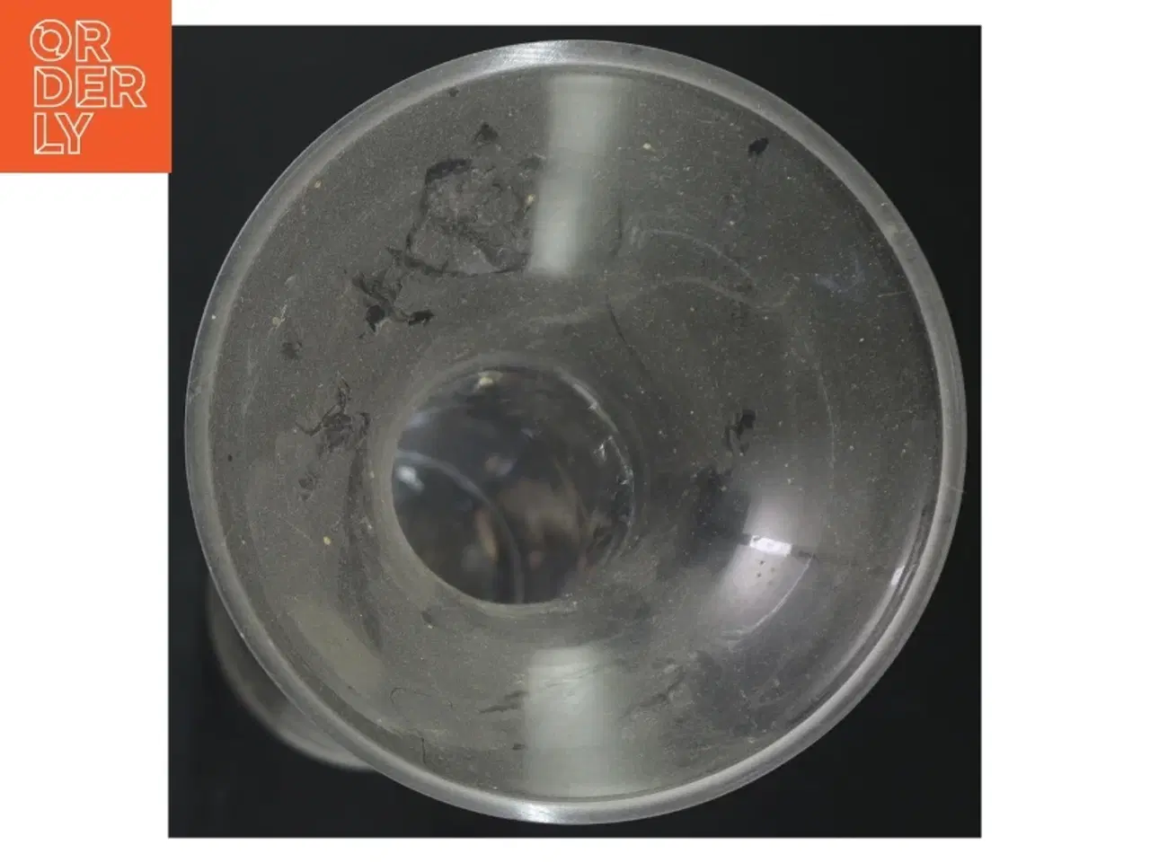 Billede 2 - Høj glasvase (str. 40x12 cm)