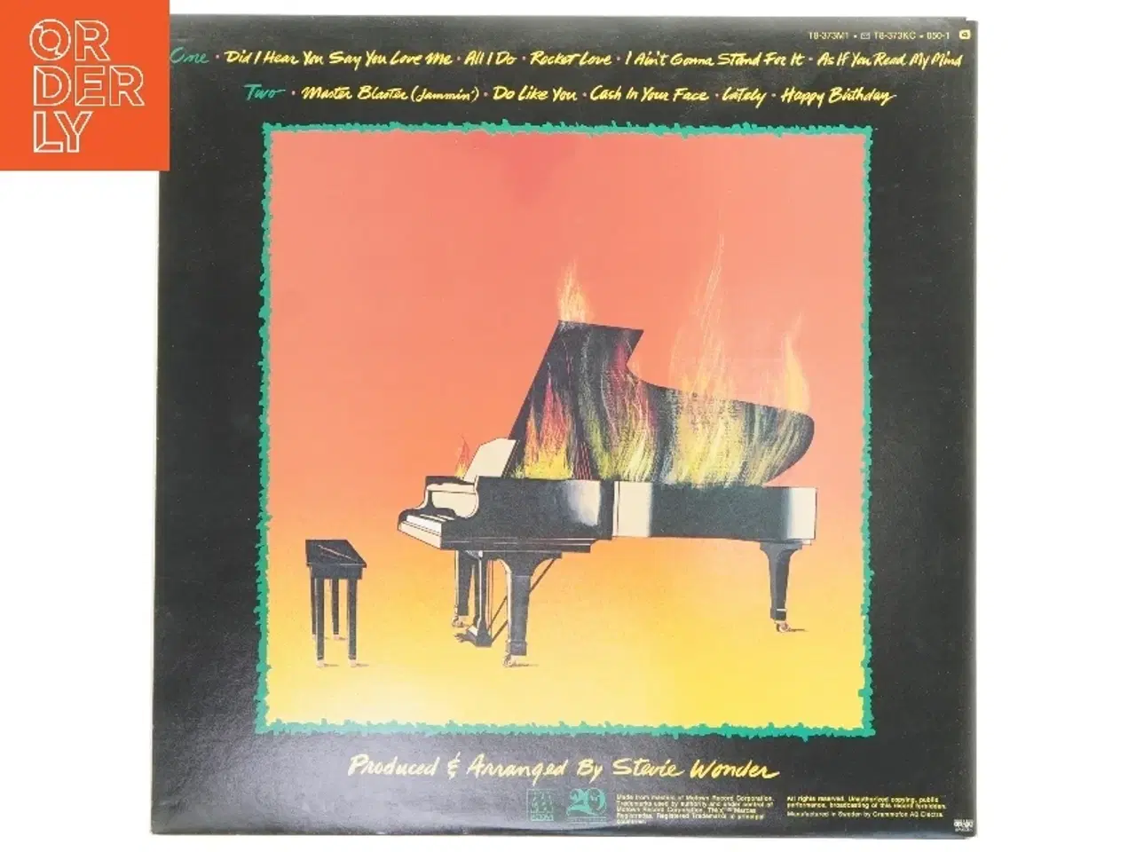 Billede 3 - Stevie Wonder LP - 'Hotter Than July'