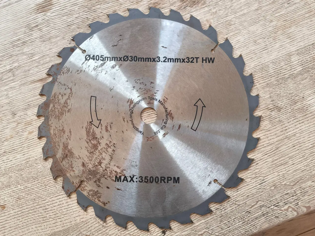 Billede 1 - Rundsavsklinge Ø405 mm. Ø30 hul 3,2 32T