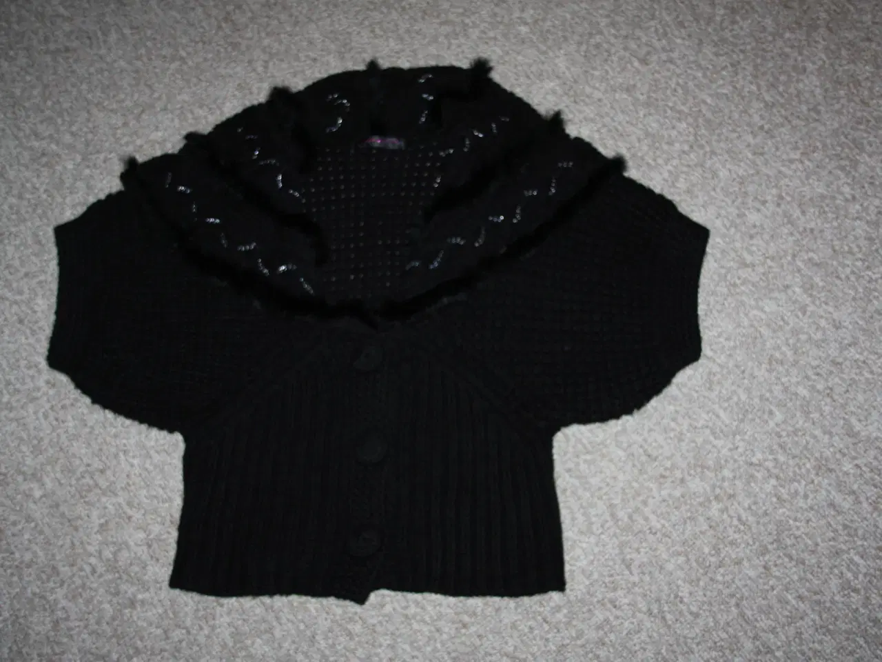Billede 1 -  Onlyfashion sweater str. M/L med pels