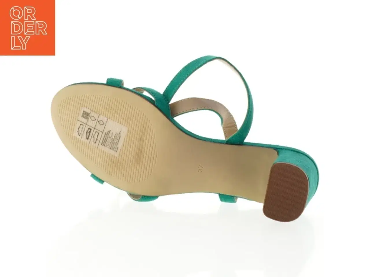 Billede 3 - Grønne sandaler med rem fra H&M (str. 37)