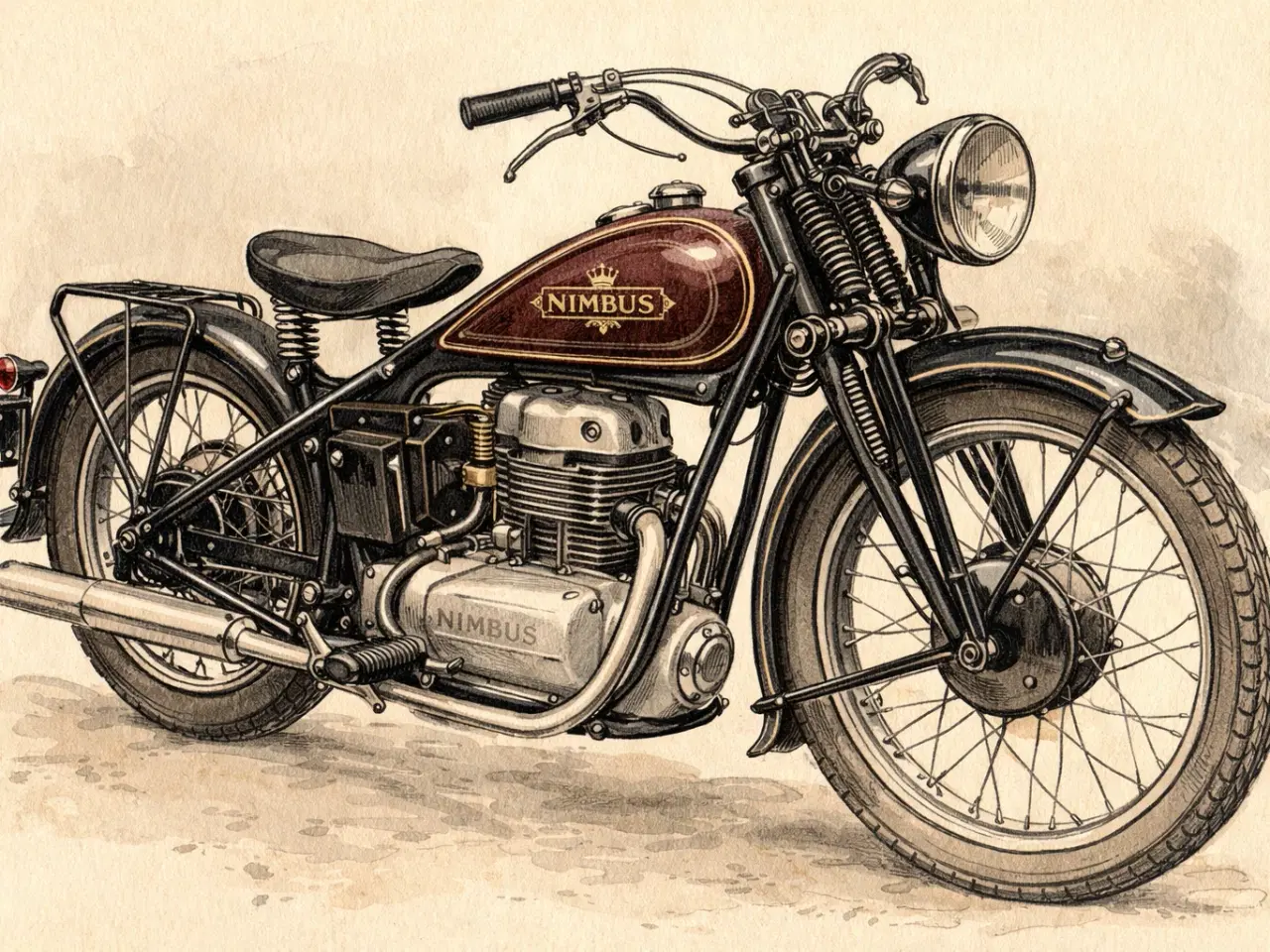 Billede 1 - Nimbus motorcykel søges