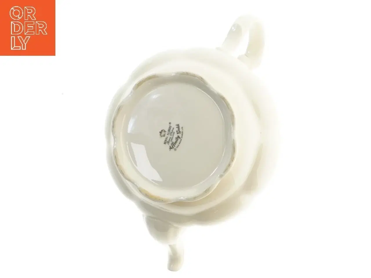 Billede 2 - Porcelæns tekande med guld kant fra Royal Albert (str. Ø 16x20 cm)