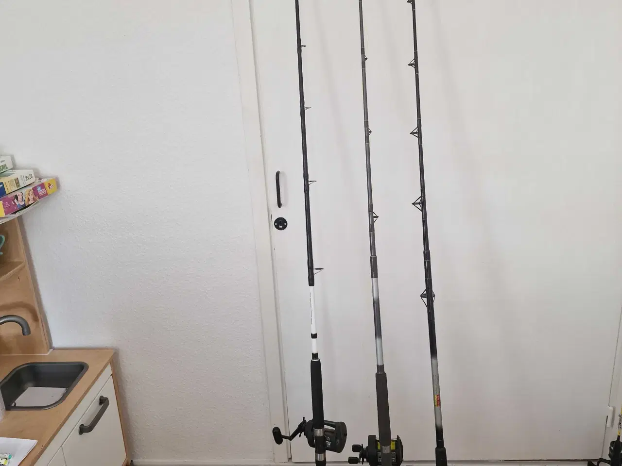 Billede 1 - Fiskestænger med Hjul 