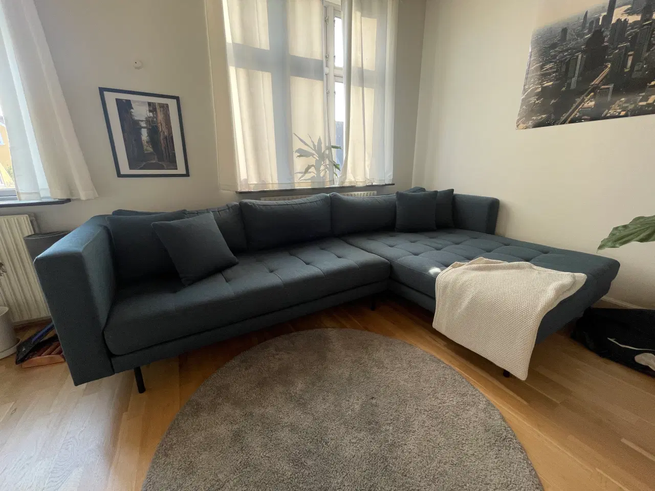 Billede 3 - Sofa m. chaiselong