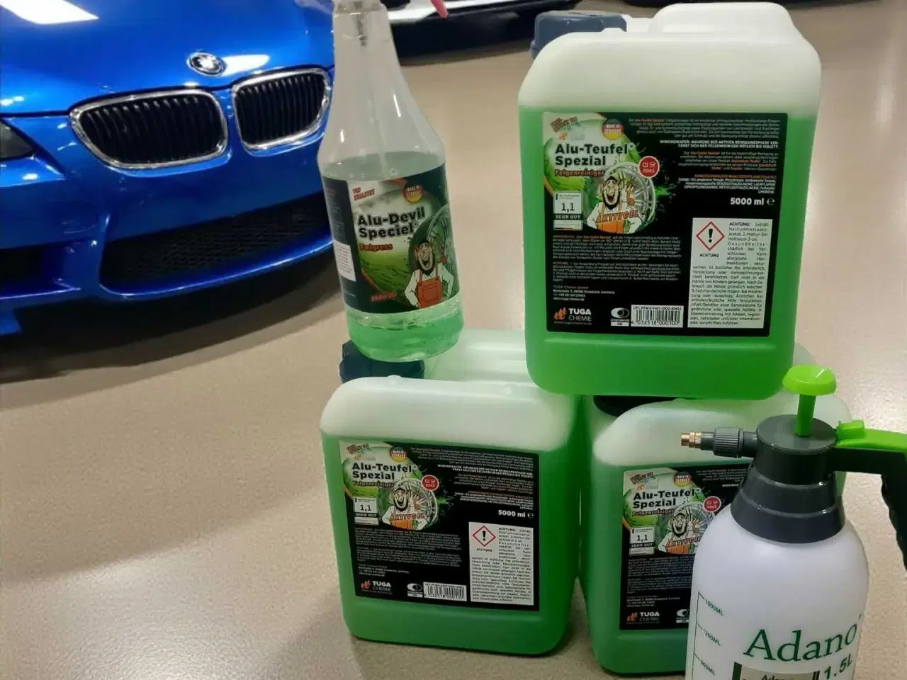 Billede 3 - 5L Tuga fælgerens  Alu Teufel spezial.