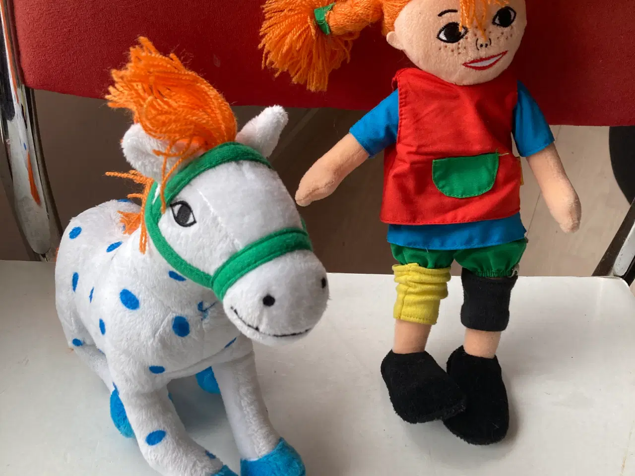 Billede 1 - Pippi langstrømpe og hest