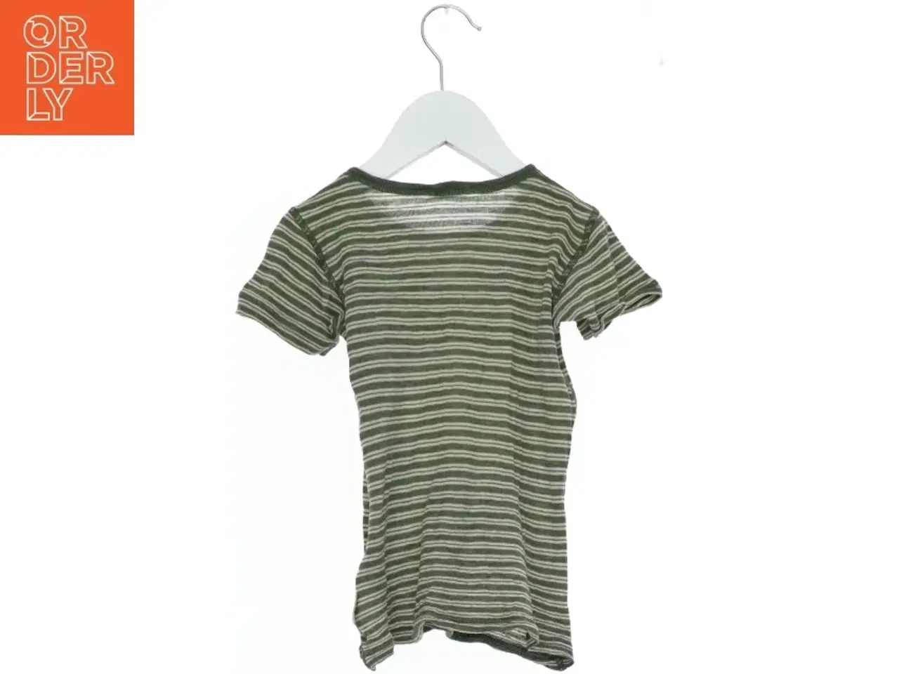 Billede 2 - Stribet merinould T-shirt fra Dilling (str. 98)