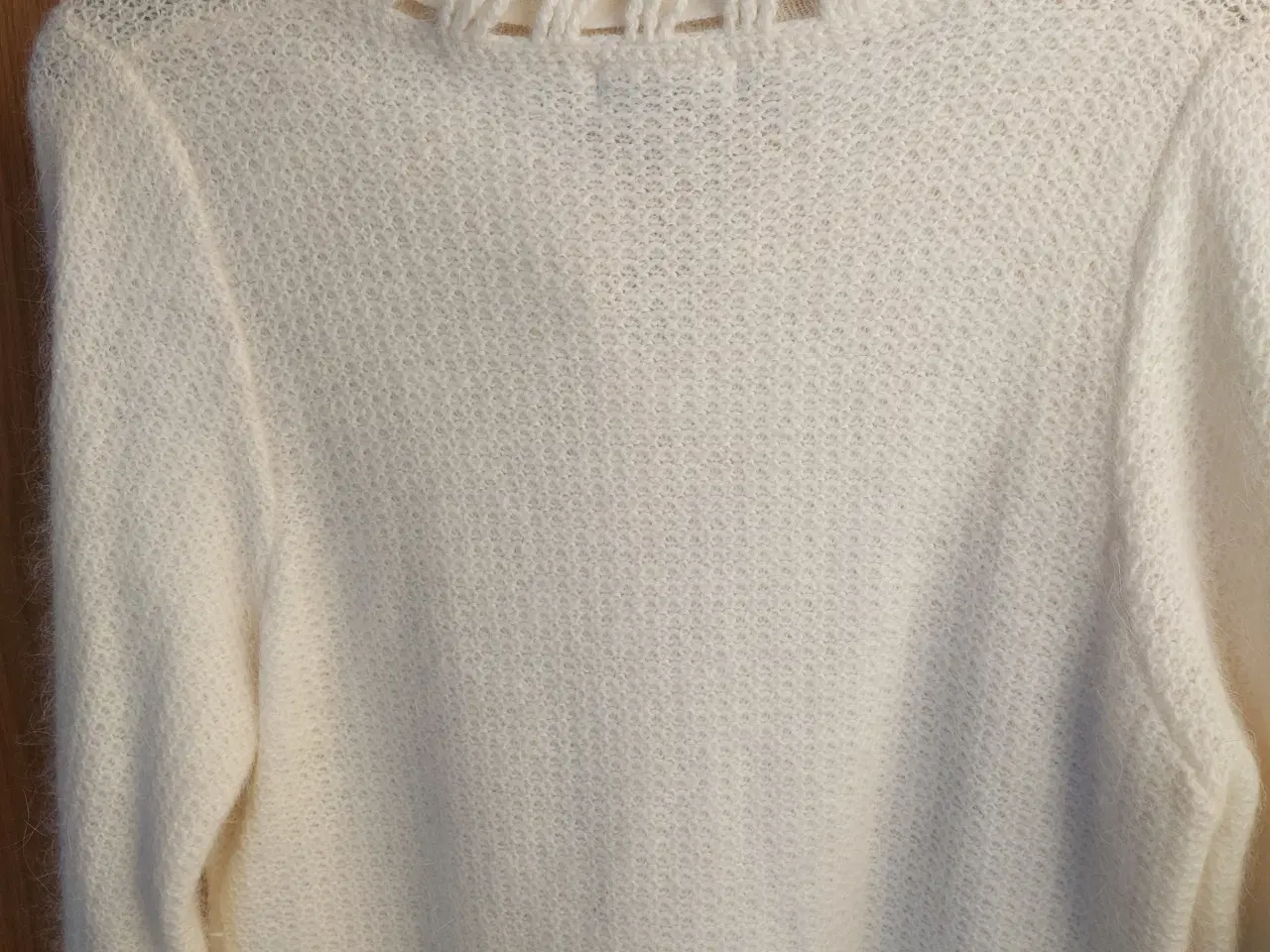 Billede 2 - Lækker lun Cardigan Lamswool og Angore str L 