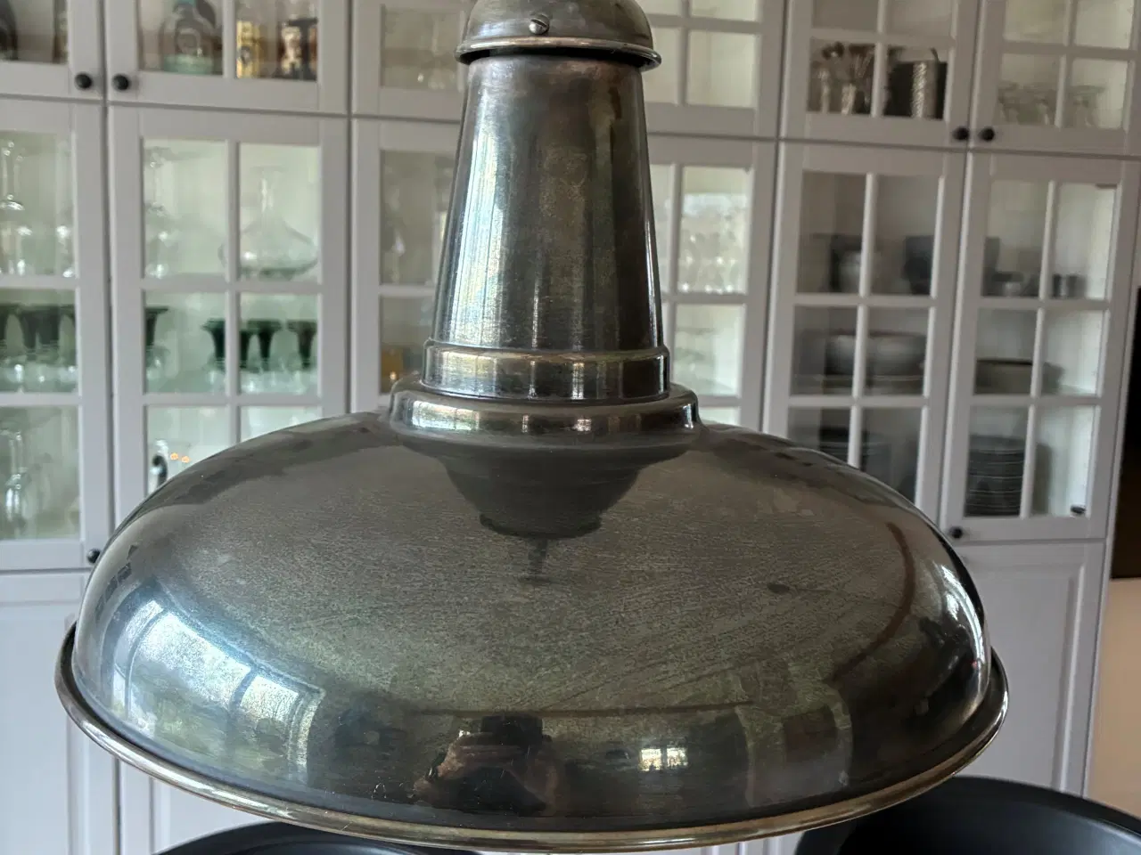 Billede 2 - Spisebordslamper, Antik sølv 