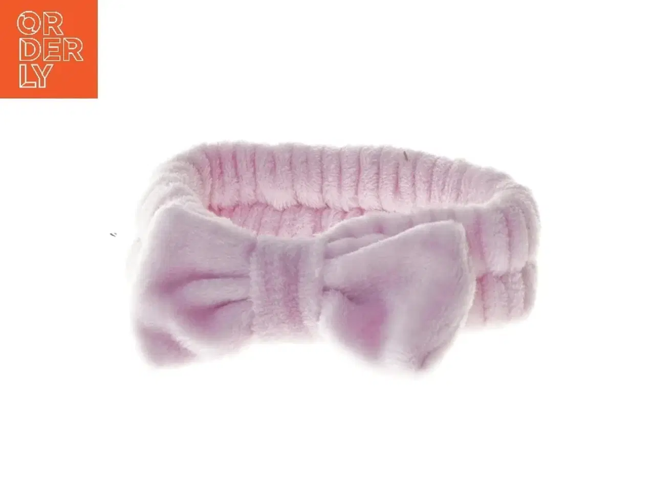 Billede 2 - Lyserød pandebånd med sløjfe (str. Ø 20 cm)