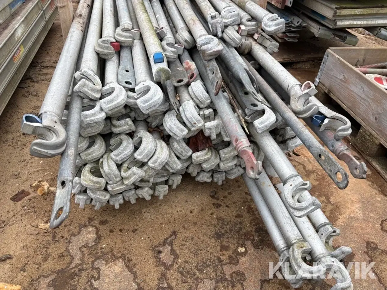 Billede 4 - Stillads Jumbo og andre rullestillads diverse andet 8 blandede paller samlet lot