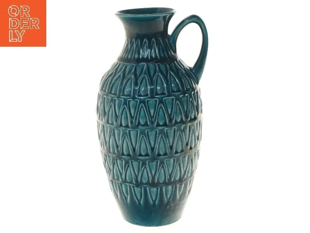 Billede 1 - Keramikvase med mønster fra W.GERMANY (str. 26 cm)