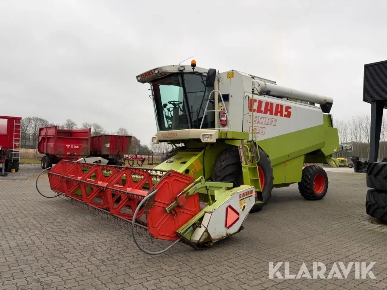 Billede 2 - Mejetærsker Claas Lexion 420 med C600 skærebord