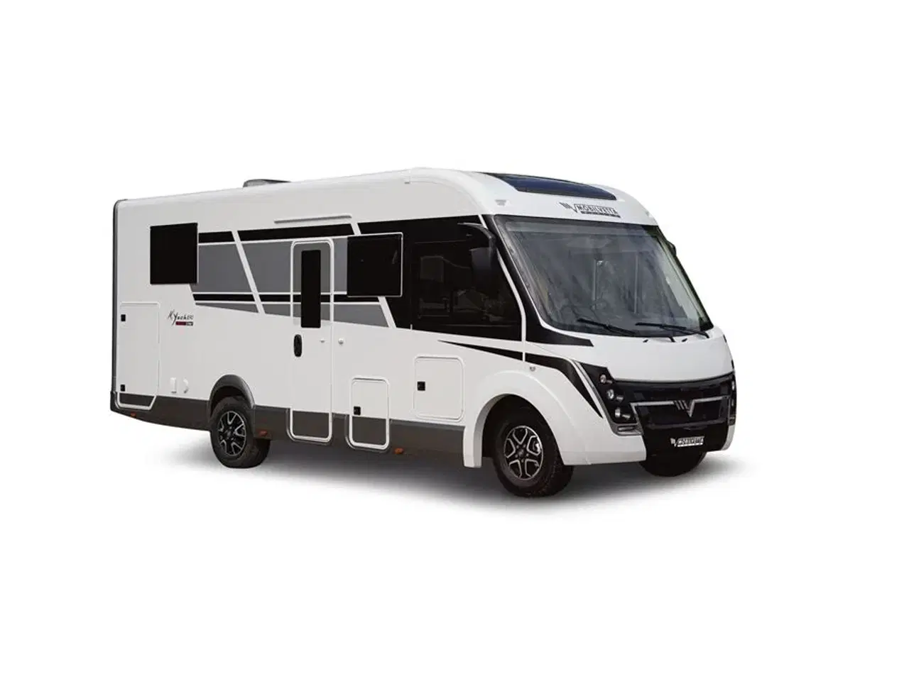 Billede 2 - 2025 - Mobilvetta K-Yacht   A-Class camper med centralseng over garagen og side-by-side siddegruppe