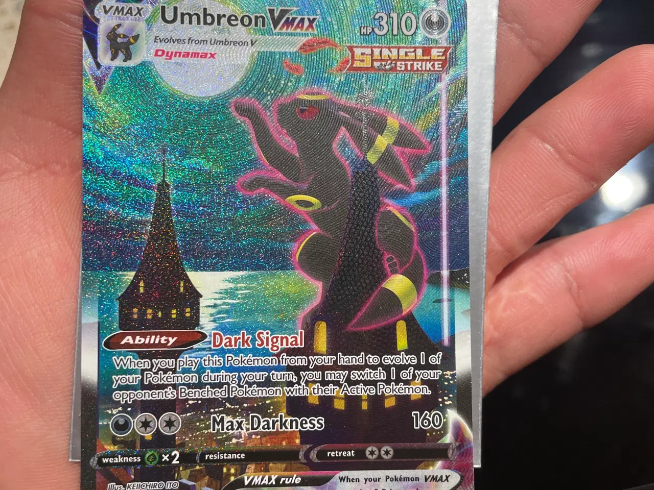 Billede 1 - Umbreon Vmax pokemon kort