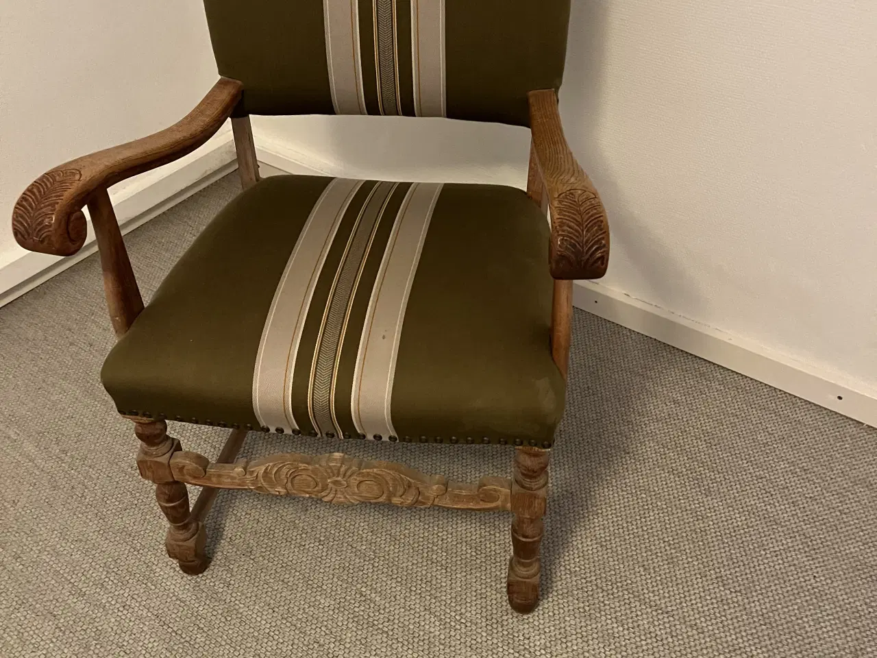 Billede 1 - egetræsstol