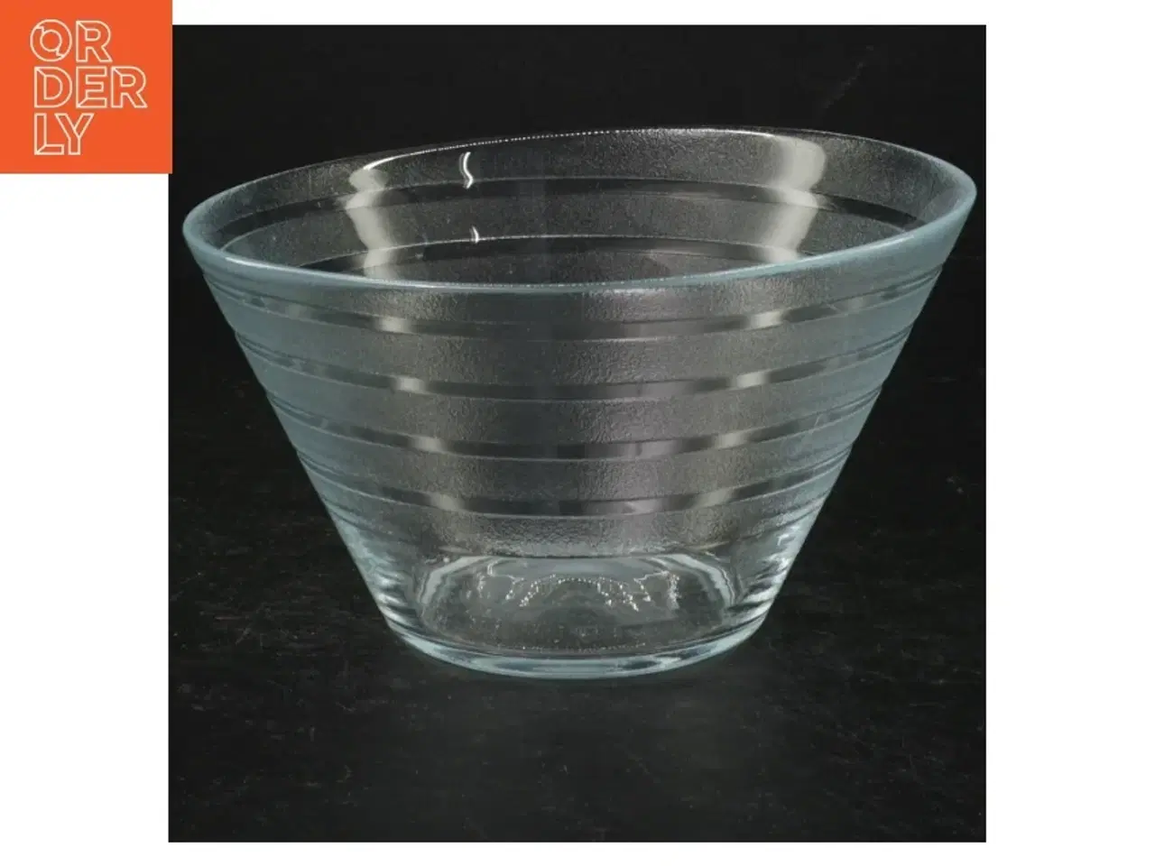 Billede 1 - Glas skål (str. Ø. 17 cm)