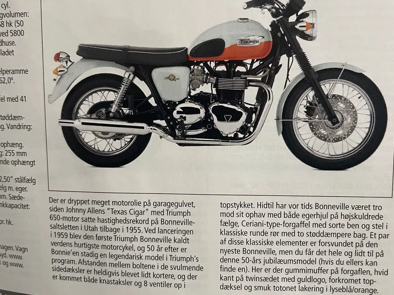 Billede 9 - Triumph Bonneville T 100 jubilæumsmodel