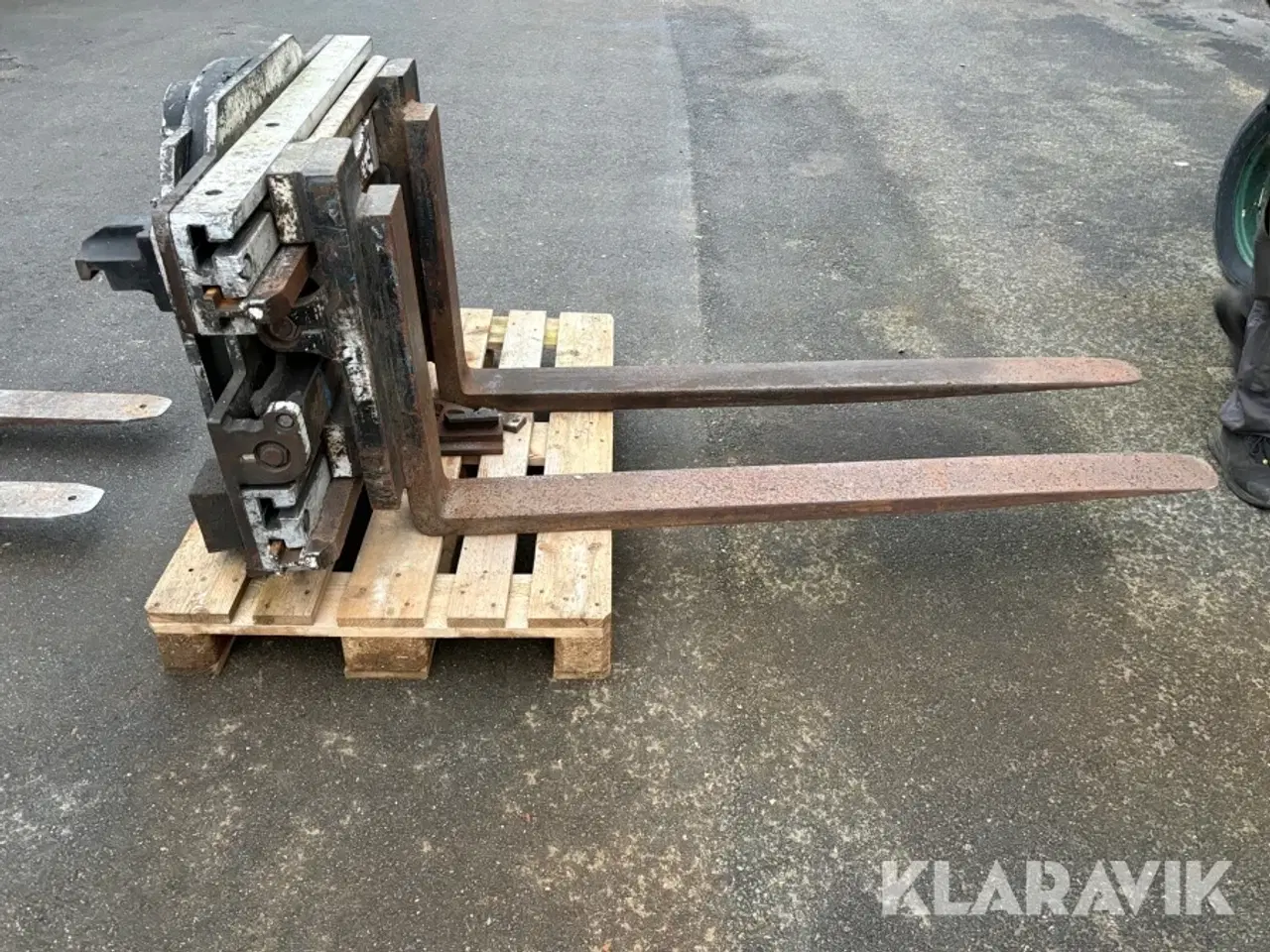Billede 7 - Vende agregat med hydraulisk gaffelspredning Cascade