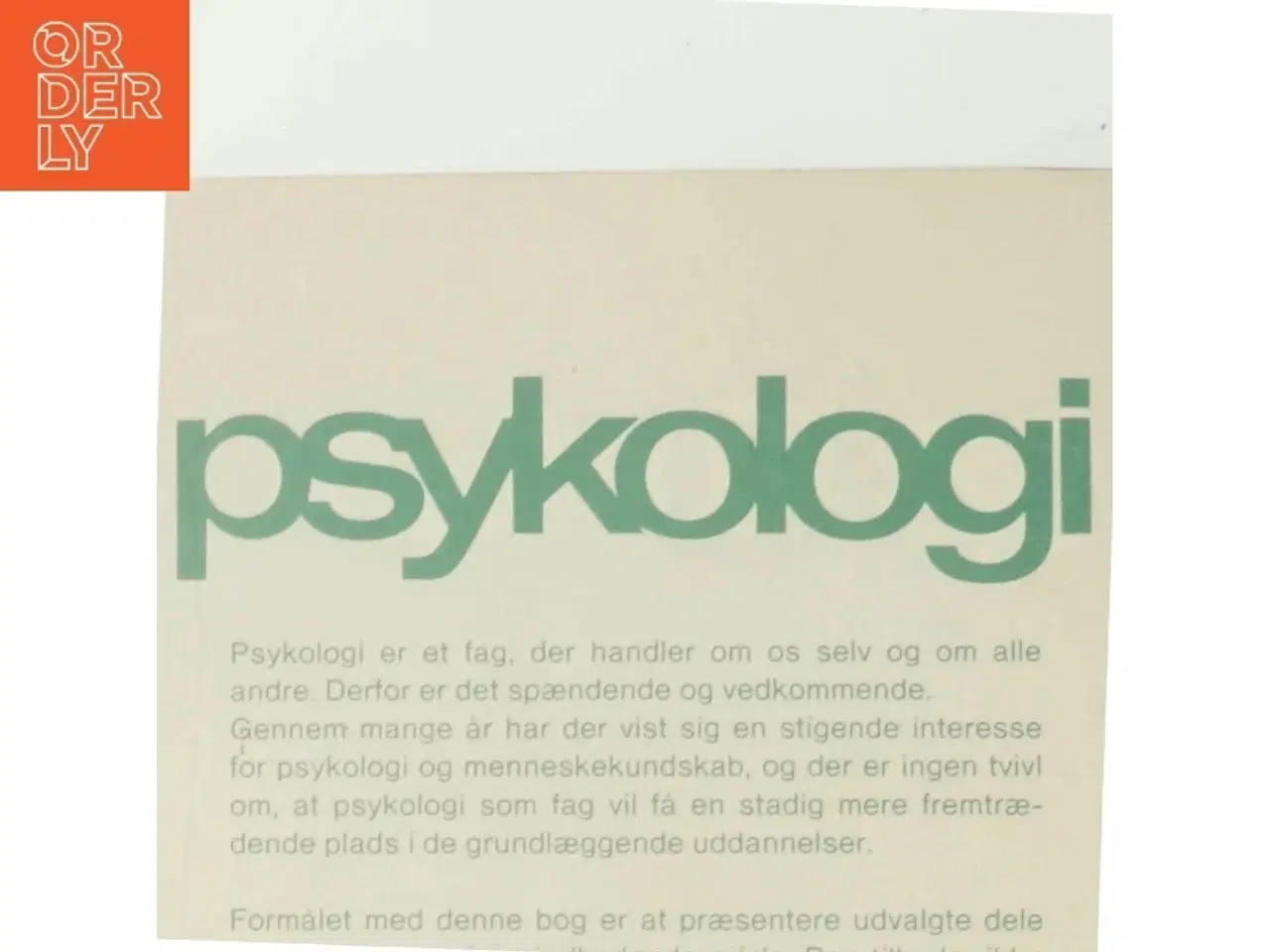Billede 3 - Psykologi af Hans Hessellund (Bog)