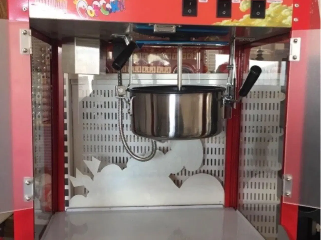 Billede 1 - UDLEJES - Popcorn maskine
