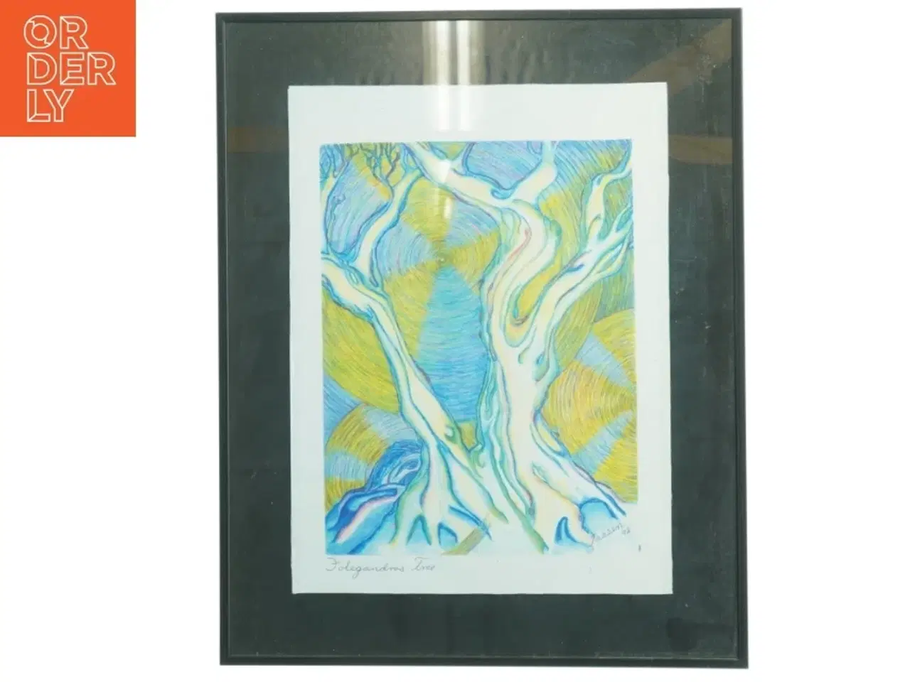 Billede 1 - Indrammet kunsttryk (str. 50 x 40 cm)
