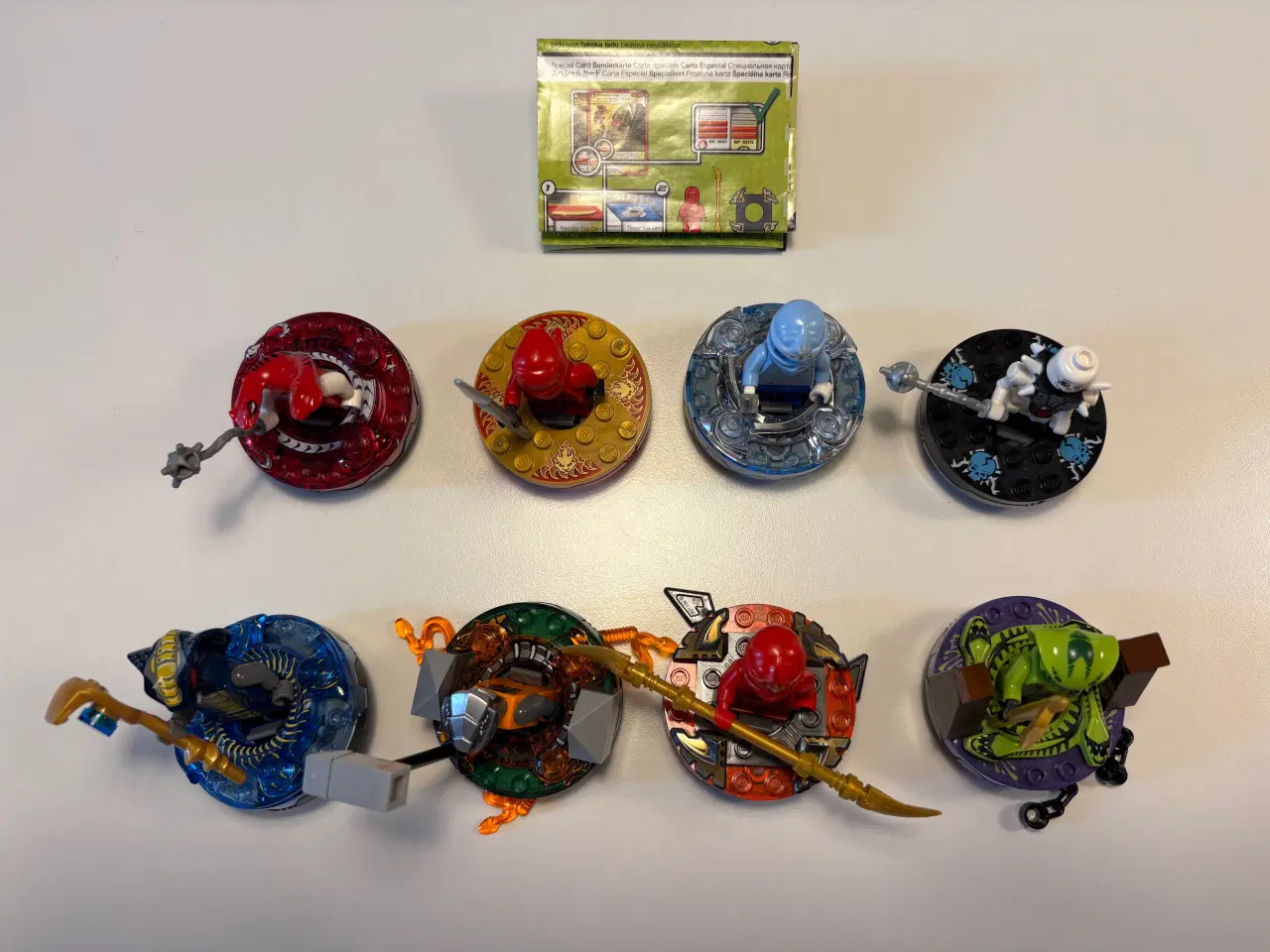 Billede 2 - LEGO Ninjago Spinner Lot – 8 originale figurer