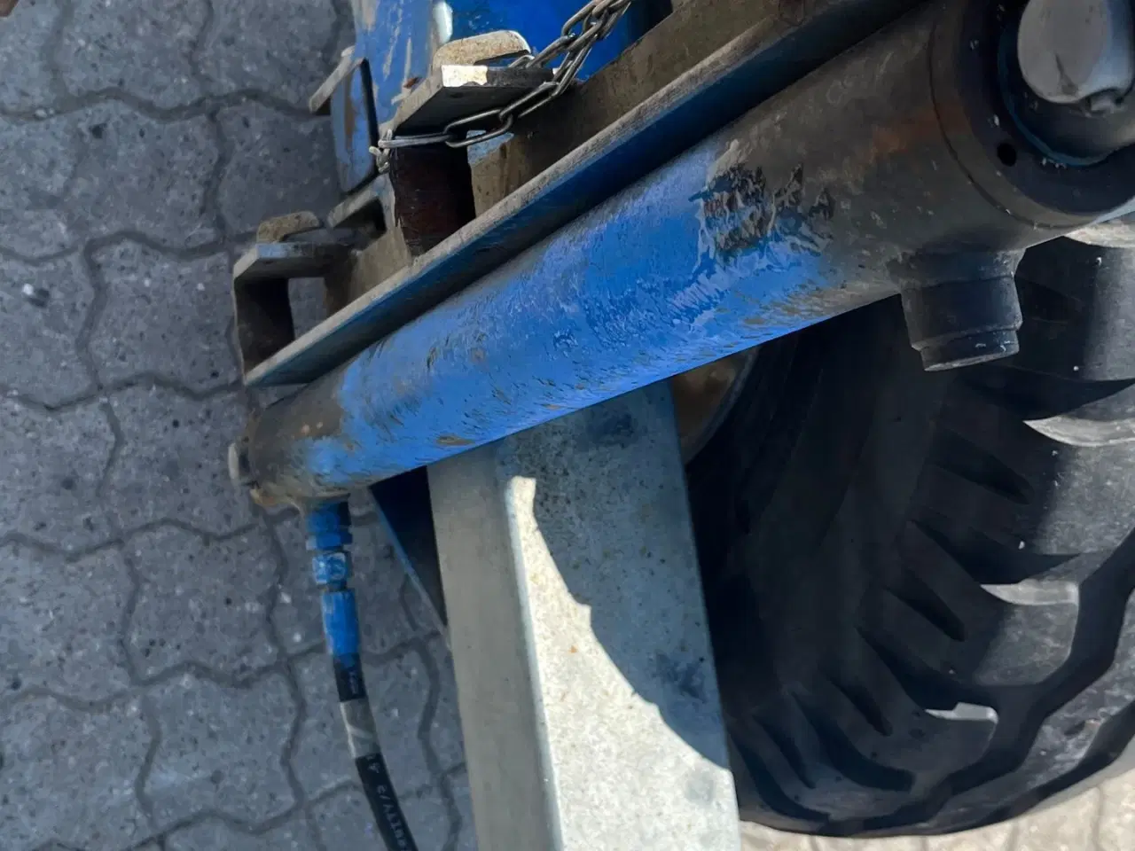 Billede 14 - - - - Kabel trailer med hydraulisk løft.