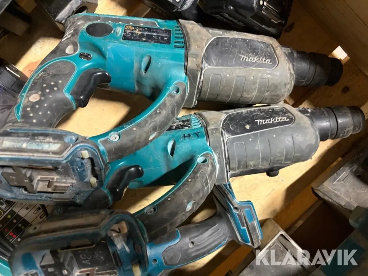 Billede 5 - Værktøj Makita 6 maskiner med 3 lamper, 3 batterier og 1 oplader