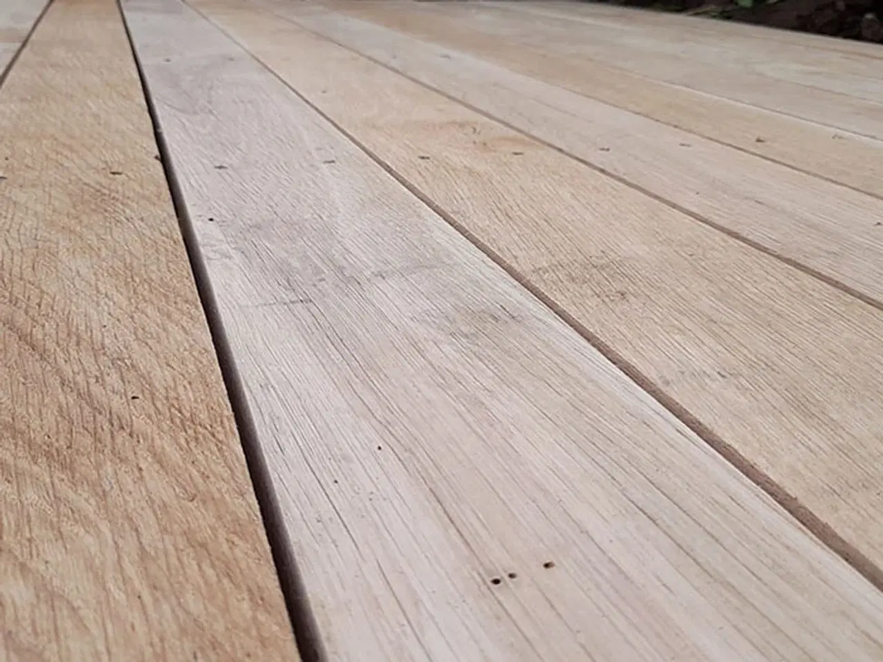 Billede 2 - Terrassebrædder, egetræ - hele DK