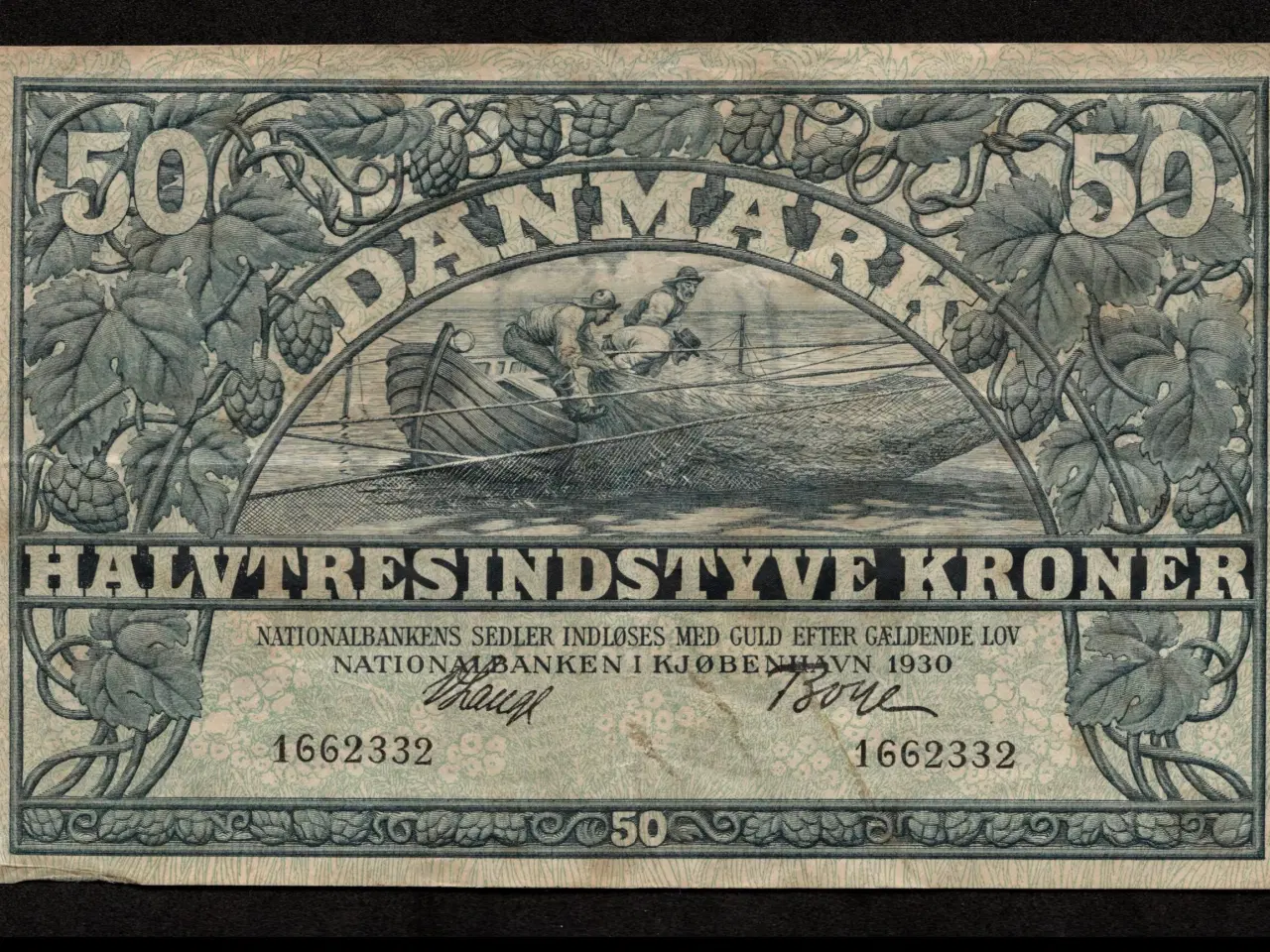 Billede 1 - 50 Kr Seddel 1930