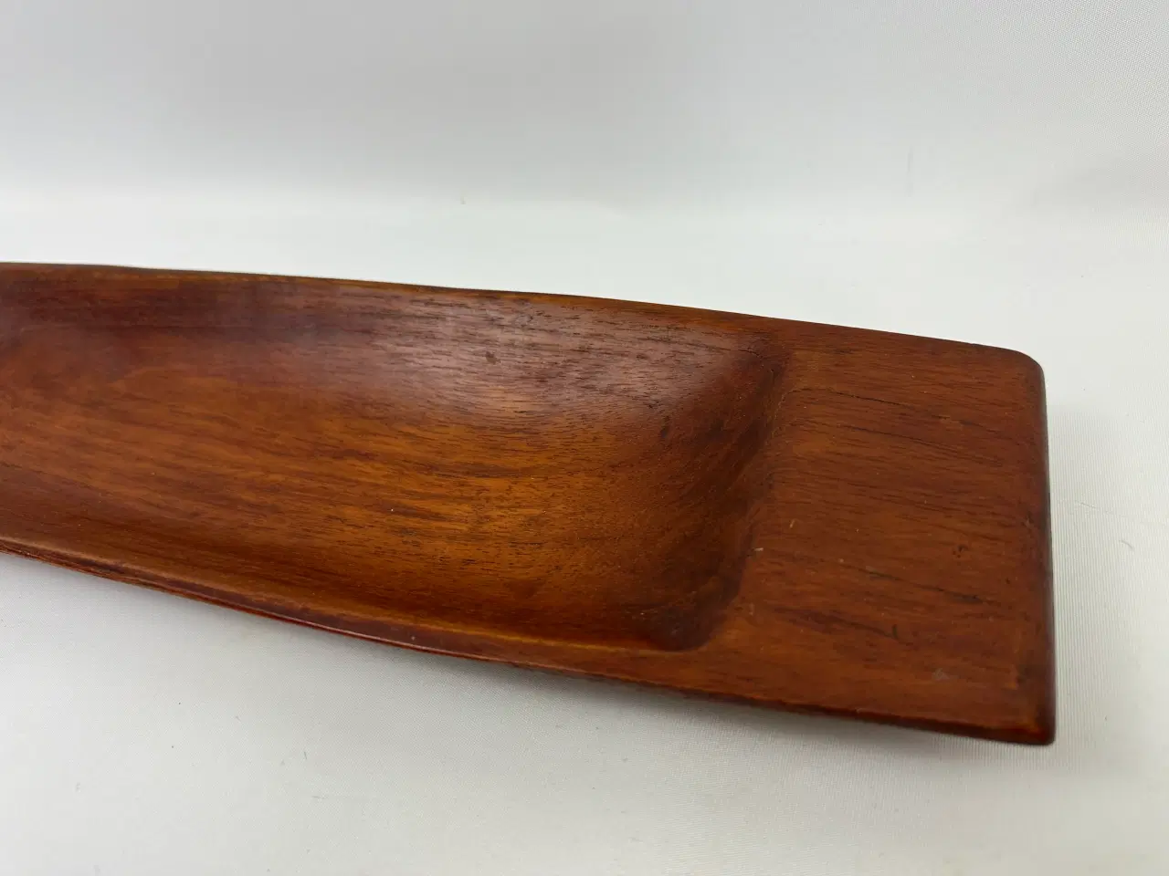 Billede 4 - Retro aflangt teak fad