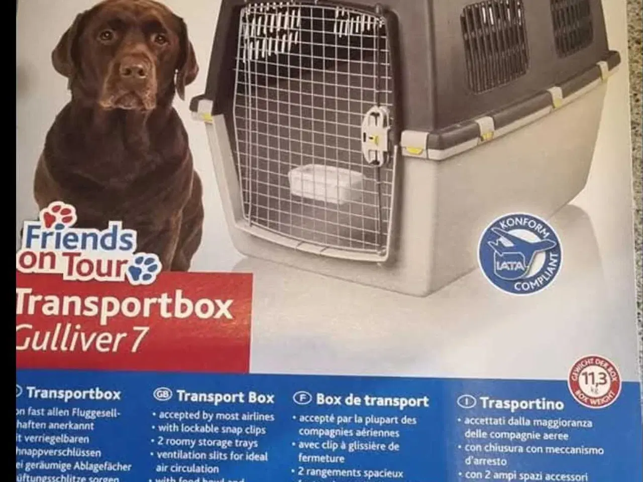 Billede 1 - Trixie gulliver 7 transport kasse