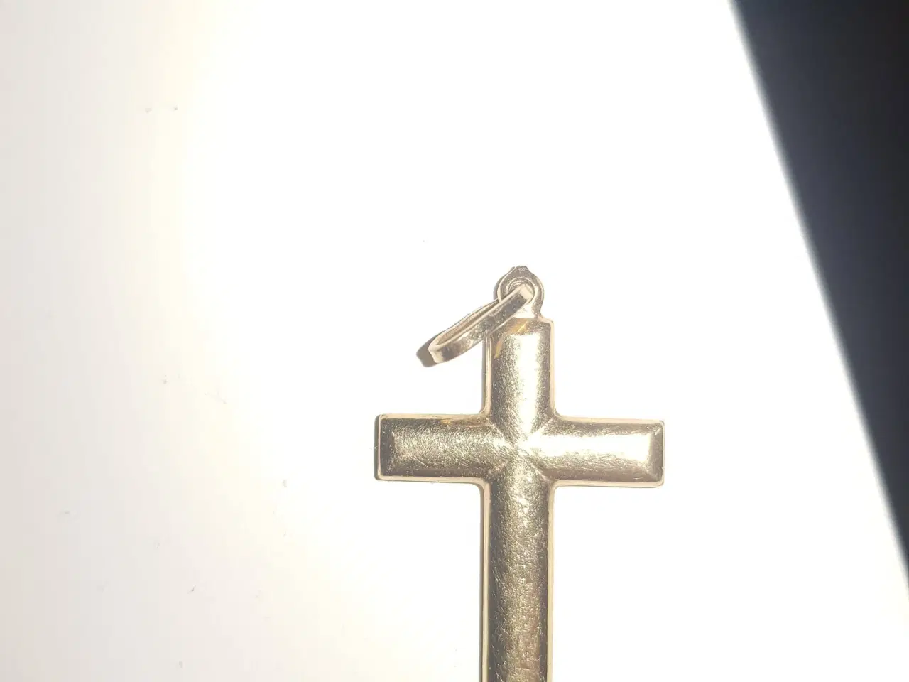 Billede 2 - Guld kors 18 karat halskæde vedhæng